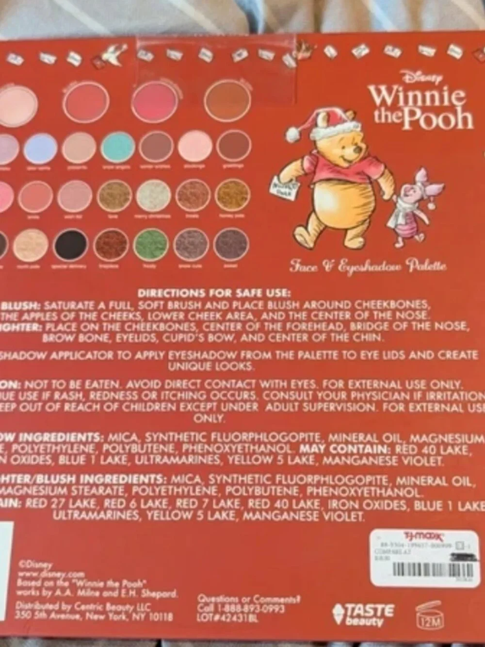 Disney Winnie the Pooh -brand new Face & Eye Shadow Palette